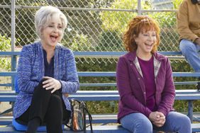 Pictured: Meemaw (Annie Potts) and June (Reba McEntire).