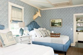 Hydrandea Blue Twin Bedroom