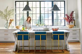 Gray Kitchen without Upper Cabinets