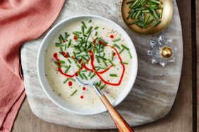 creamy potato and ham hock slow cooker soup