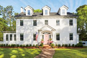 Lindsey Cheek Wilmington, NC Home with Pink Front Door