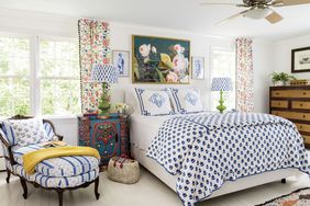 Dana Gibson Colorful Richmond Home Master Bedroom