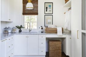 White Laundry Room