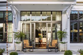 Small Porch with Two Rocking Chairs