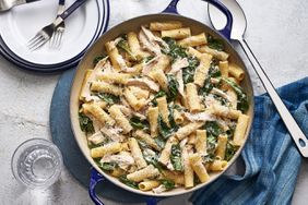 Buttermilk Alfredo Chicken Spinach Pasta