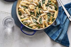 Buttermilk Alfredo Pasta with Chicken and Spinach