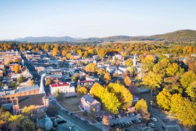 Aerial View of Roanoke, VA