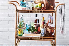 Fully Set Bar Cart