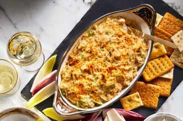 hot crab and artichoke dip