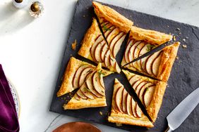 pear-and-brief puff pastry tarts - Southern Living