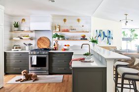 Gray and White Kitchen