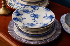 Vintage Collection of Blue an White Plates