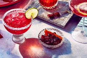 Southern Living Boozy Cranberries in a bowl ready to use 