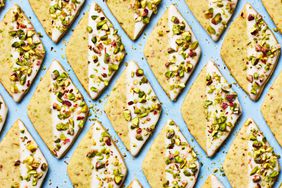 Southern Living Pistachio Shortbread Cookies ready to serve