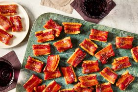 Southern Living Bacon Crackers on a platter to serve