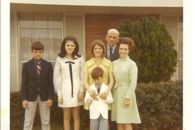 A Southern family's Easter morning picture from the 1960s