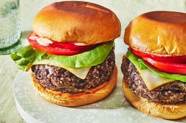 black bean burgers - Southern Living