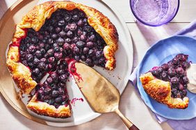 blueberry galette with a slice taken out - Southern Living