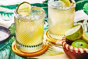 Southern Living Bourbon Margarita in glasses to serve 