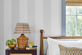 2024 Idea House Carriage House bedroom detail with nightstand