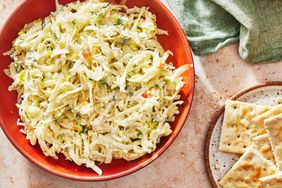 Southern Living Cheese Slaw in a bowl to serve