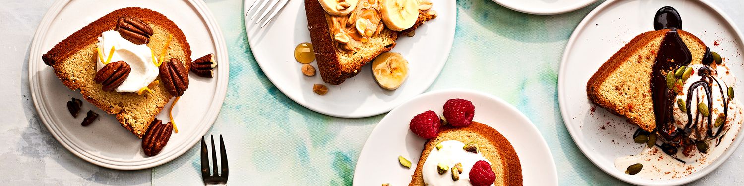 Dessert Plates With Cake