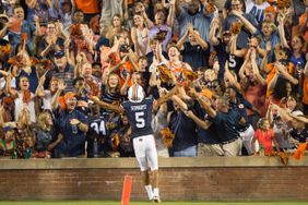 Auburn wide receiver celebration