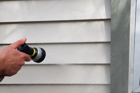 Cleaning home siding