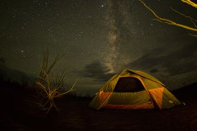 Camp site in Big Bend National Park, Texas