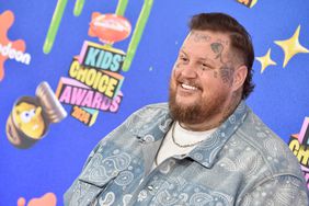 Jelly Roll Smiling at Kid's Choice Awards Carpet