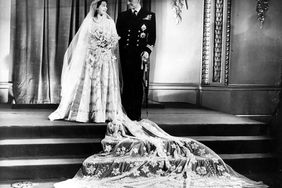 Princess Elizabeth and Prince Philip on Wedding Day