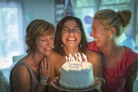 Women Celebrating Birthday