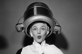 Woman Under Hair Dryer