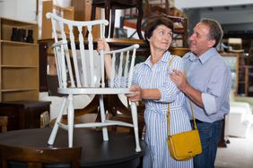 A couple shops for antiques