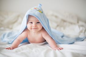 Old Testament Baby Names_Getty Image of Baby In Towel