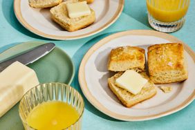 Southern Living Gluten Free Biscuits on a plate to serve with butter 