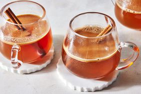 Southern Living Hot Buttered Bourbon in mugs to serve