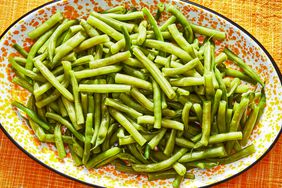 Southern Living How to Cook Green Beans cooked on a platter to serve 