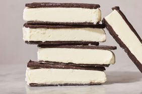 Southern Living Ice Cream Sandwiches stacked to serve