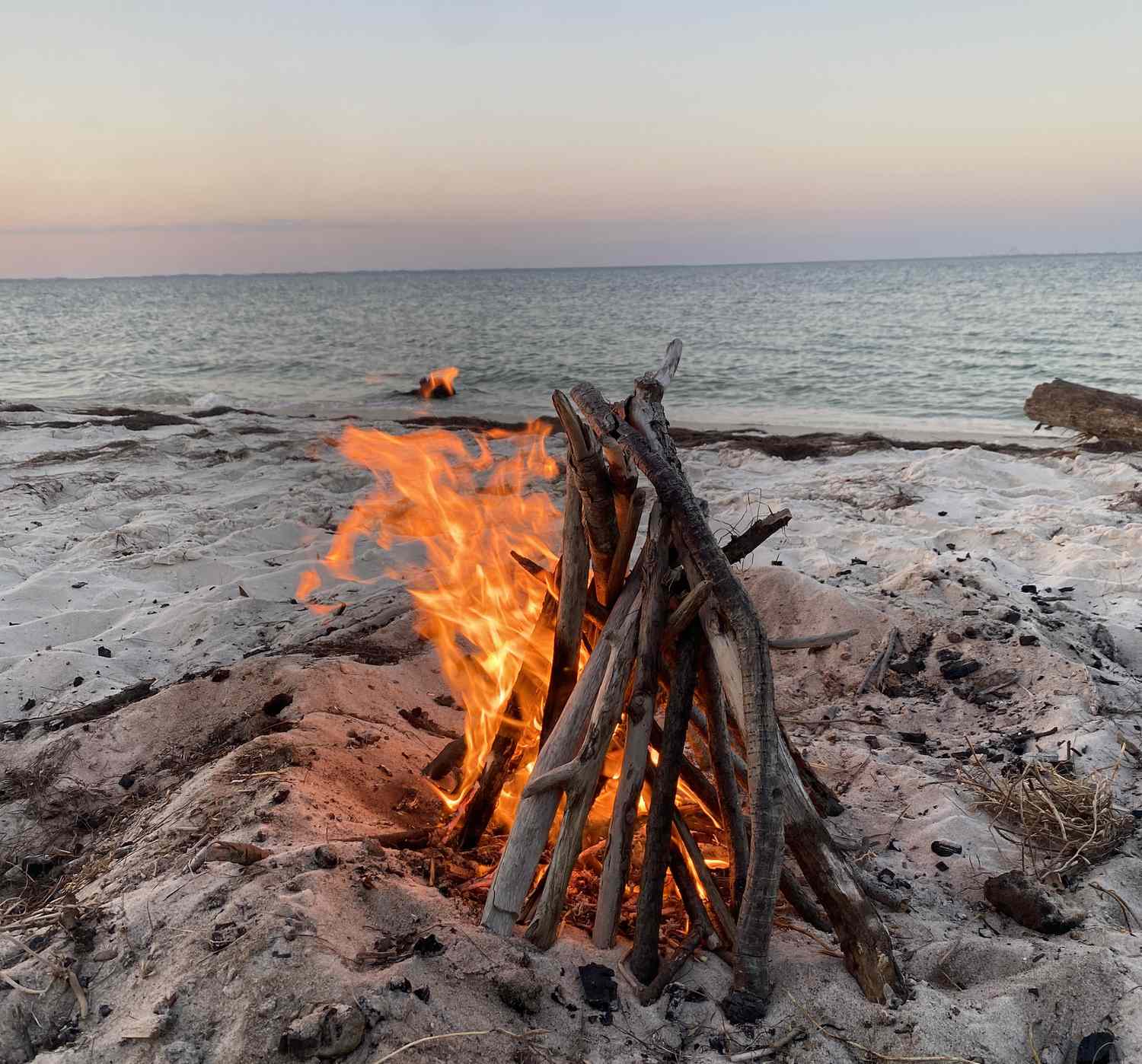 Campfire on Horn Island