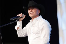 Kenny Chesney in White Shirt, Black Hat