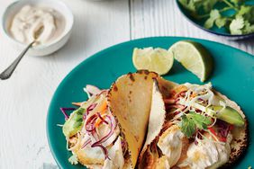 Fish Tacos and Topping Bar