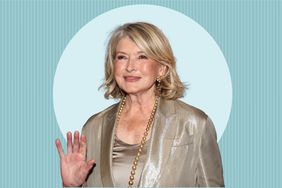 martha stewart in a gold suit