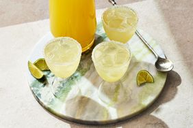 Southern Living Non-Alcoholic Margarita in glasses to serve 