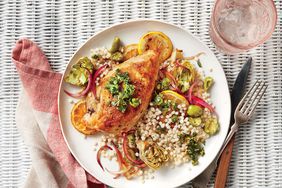 One-Pan Chicken with Lemon, Olives, and Artichokes