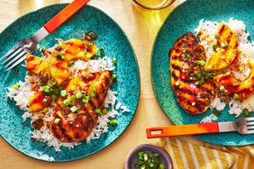 Southern Living Pineapple Chicken on plates to serve 