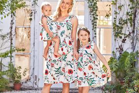 PopReal Mommy and Me Floral Printed Dresses