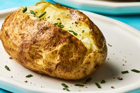 Southern Living Quick Baked Potato after cooking