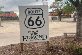 Route 66 Edmond sign