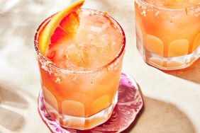 Southern Living Salty Dog cocktail in glasses to serve 